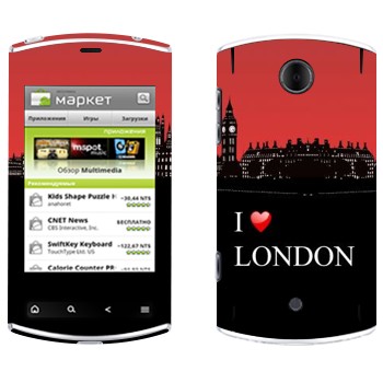   «I love London»   Acer Liquid Mini