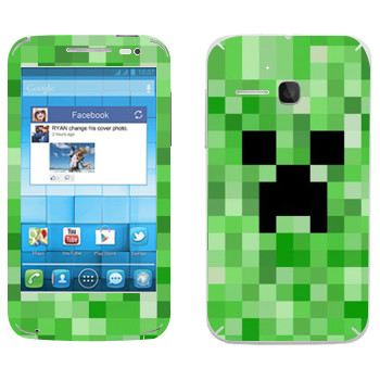   «Creeper face - Minecraft»   Alcatel OT-5020D