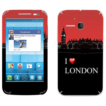   «I love London»   Alcatel OT-5020D
