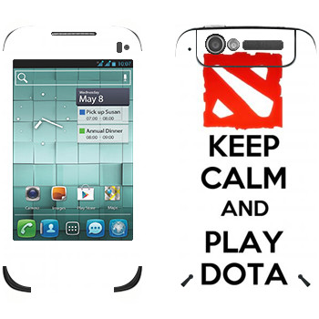   «Keep calm and Play DOTA»   Alcatel OT-997D