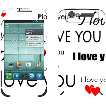   «I Love You -   »   Alcatel OT-997D