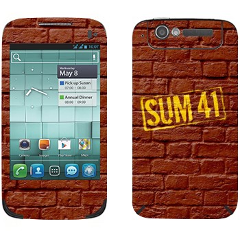   «- Sum 41»   Alcatel OT-997D
