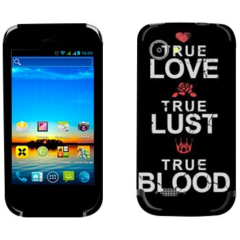   «True Love - True Lust - True Blood»   Fly IQ442 Miracle