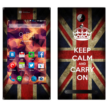   «Keep calm and carry on»   Highscreen Zera F (rev.S)