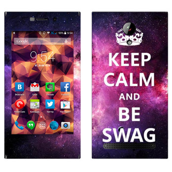   «Keep Calm and be SWAG»   Highscreen Zera F (rev.S)