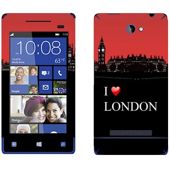   «I love London»   HTC 8S