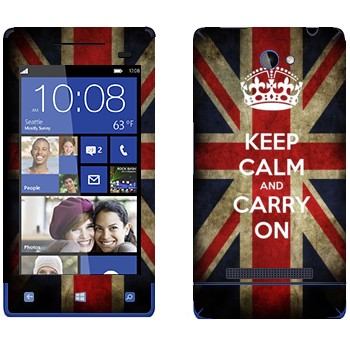   «Keep calm and carry on»   HTC 8S