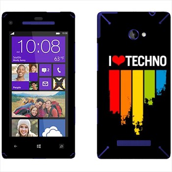   «I love techno»   HTC 8X