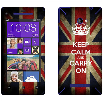   «Keep calm and carry on»   HTC 8X