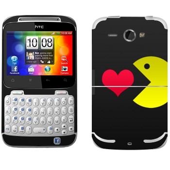   «I love Pacman»   HTC Chacha