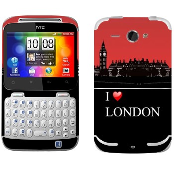   «I love London»   HTC Chacha
