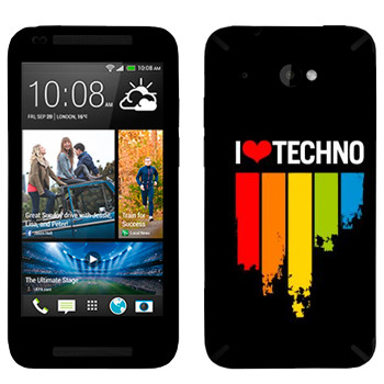   «I love techno»   HTC Desire 601