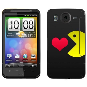   «I love Pacman»   HTC Desire HD