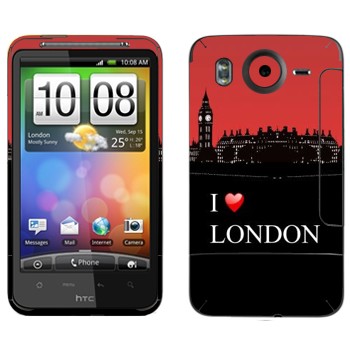   «I love London»   HTC Desire HD
