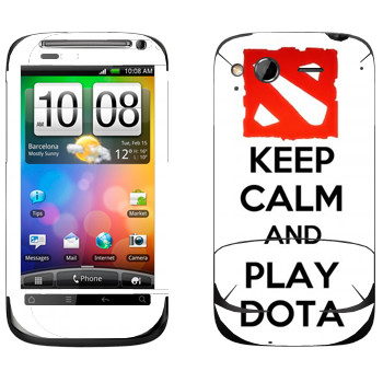   «Keep calm and Play DOTA»   HTC Desire S