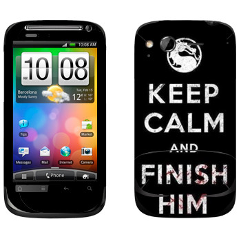   «Keep calm and Finish him Mortal Kombat»   HTC Desire S
