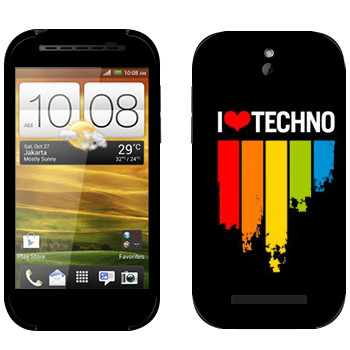   «I love techno»   HTC Desire SV