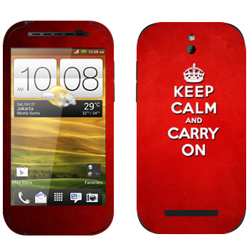   «Keep calm and carry on - »   HTC Desire SV