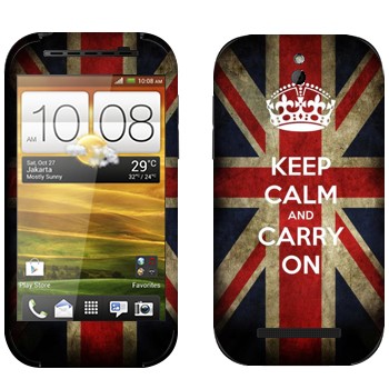   «Keep calm and carry on»   HTC Desire SV
