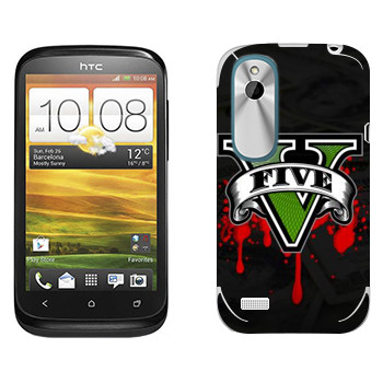   «GTA 5 - logo blood»   HTC Desire X