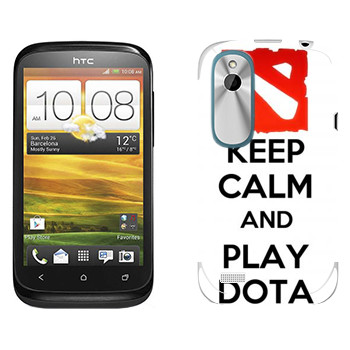   «Keep calm and Play DOTA»   HTC Desire X