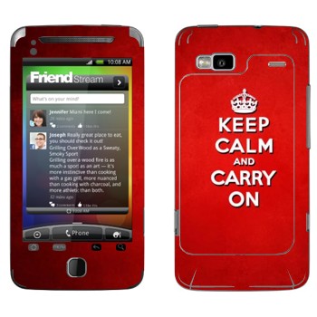   «Keep calm and carry on - »   HTC Desire Z