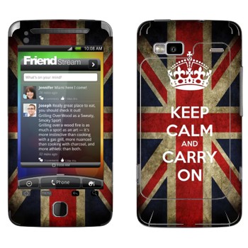   «Keep calm and carry on»   HTC Desire Z