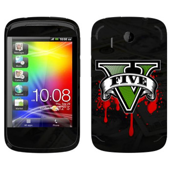   «GTA 5 - logo blood»   HTC Explorer