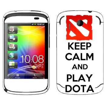   «Keep calm and Play DOTA»   HTC Explorer