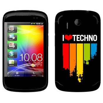   «I love techno»   HTC Explorer
