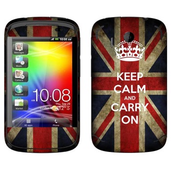   «Keep calm and carry on»   HTC Explorer