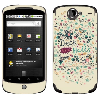   «Deck the Halls - Anna Deegan»   HTC Google Nexus One