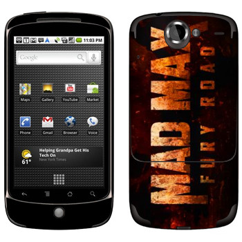   «Mad Max: Fury Road logo»   HTC Google Nexus One