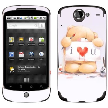   «  - I love You»   HTC Google Nexus One