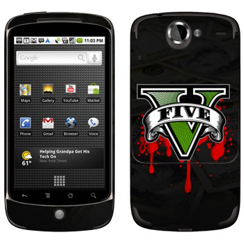   «GTA 5 - logo blood»   HTC Google Nexus One