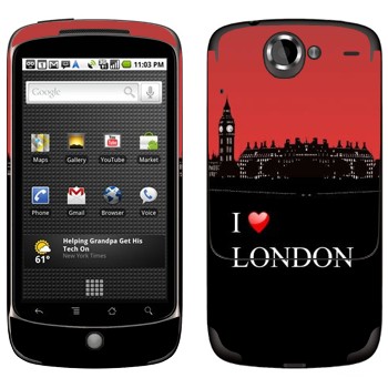  «I love London»   HTC Google Nexus One
