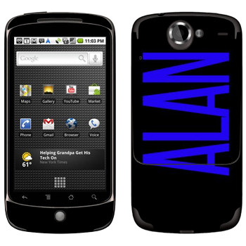   «Alan»   HTC Google Nexus One