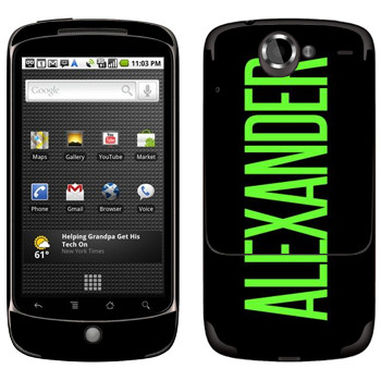  «Alexander»   HTC Google Nexus One