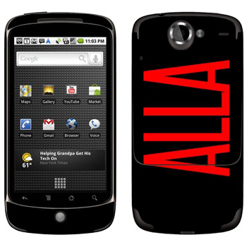   «Alla»   HTC Google Nexus One