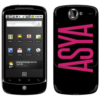   «Asya»   HTC Google Nexus One