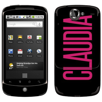   «Claudia»   HTC Google Nexus One