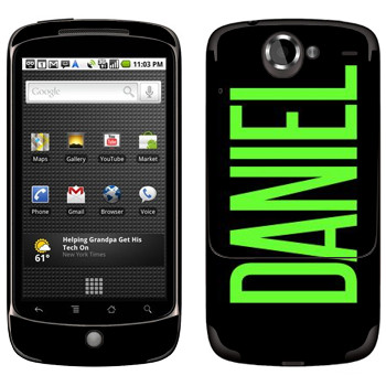   «Daniel»   HTC Google Nexus One