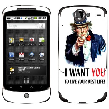   « : I want you!»   HTC Google Nexus One