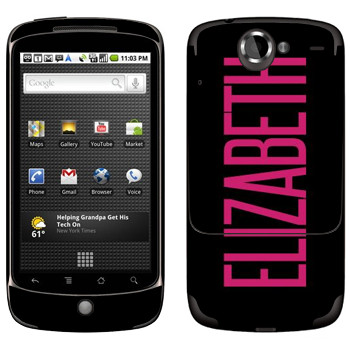   «Elizabeth»   HTC Google Nexus One