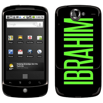   «Ibrahim»   HTC Google Nexus One