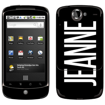   «Jeanne»   HTC Google Nexus One