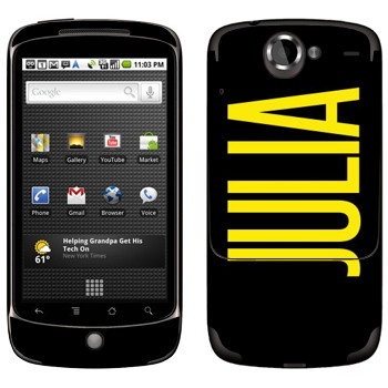   «Julia»   HTC Google Nexus One