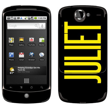   «Juliet»   HTC Google Nexus One