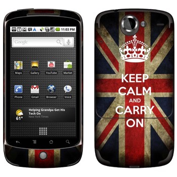   «Keep calm and carry on»   HTC Google Nexus One
