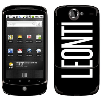   «Leonti»   HTC Google Nexus One